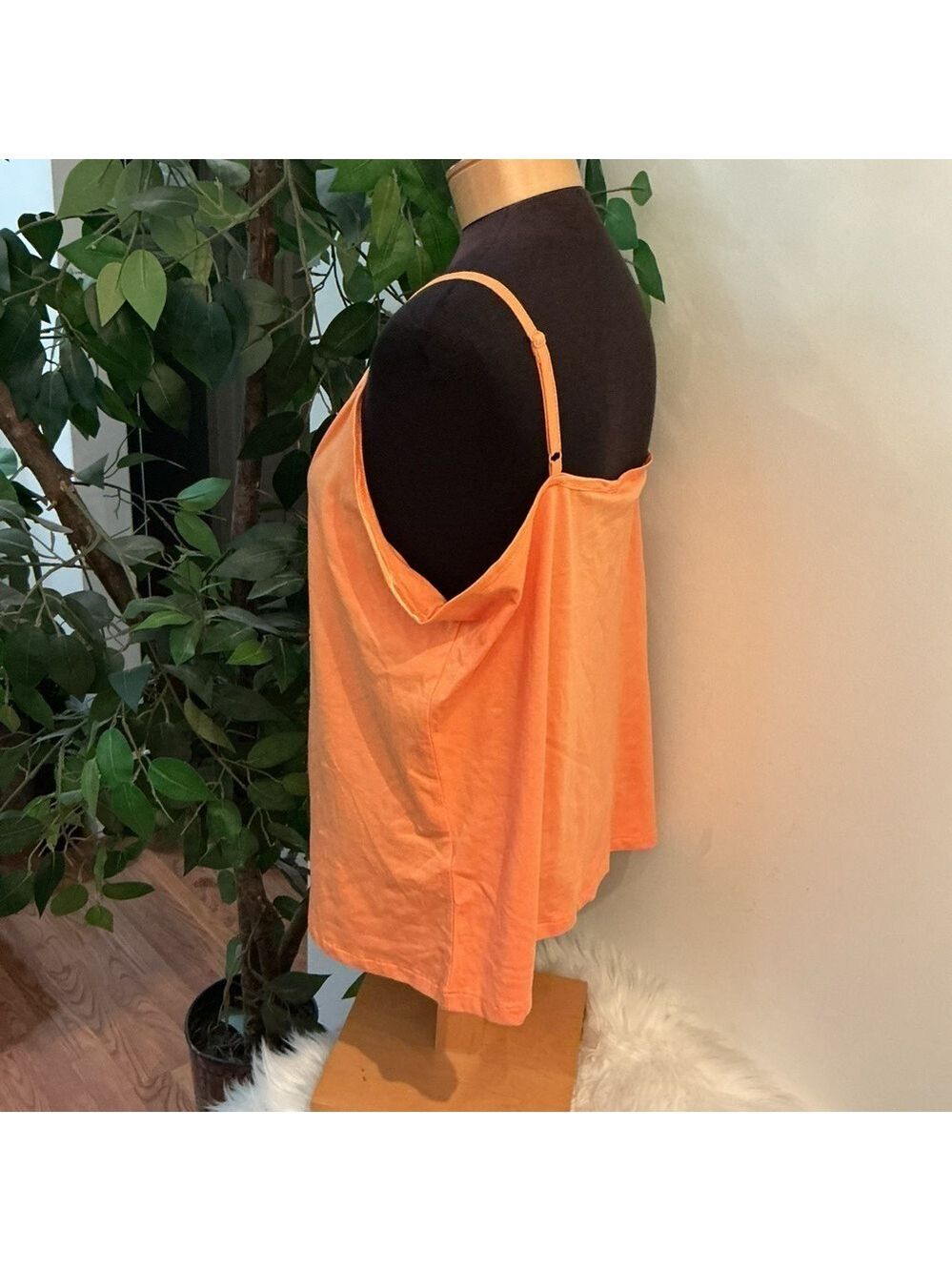 Women's Avenue Orange Tank Top Plus Size 22/24 NWT - Picture 6 of 12